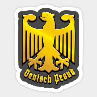 Deutsch Proud Sticker